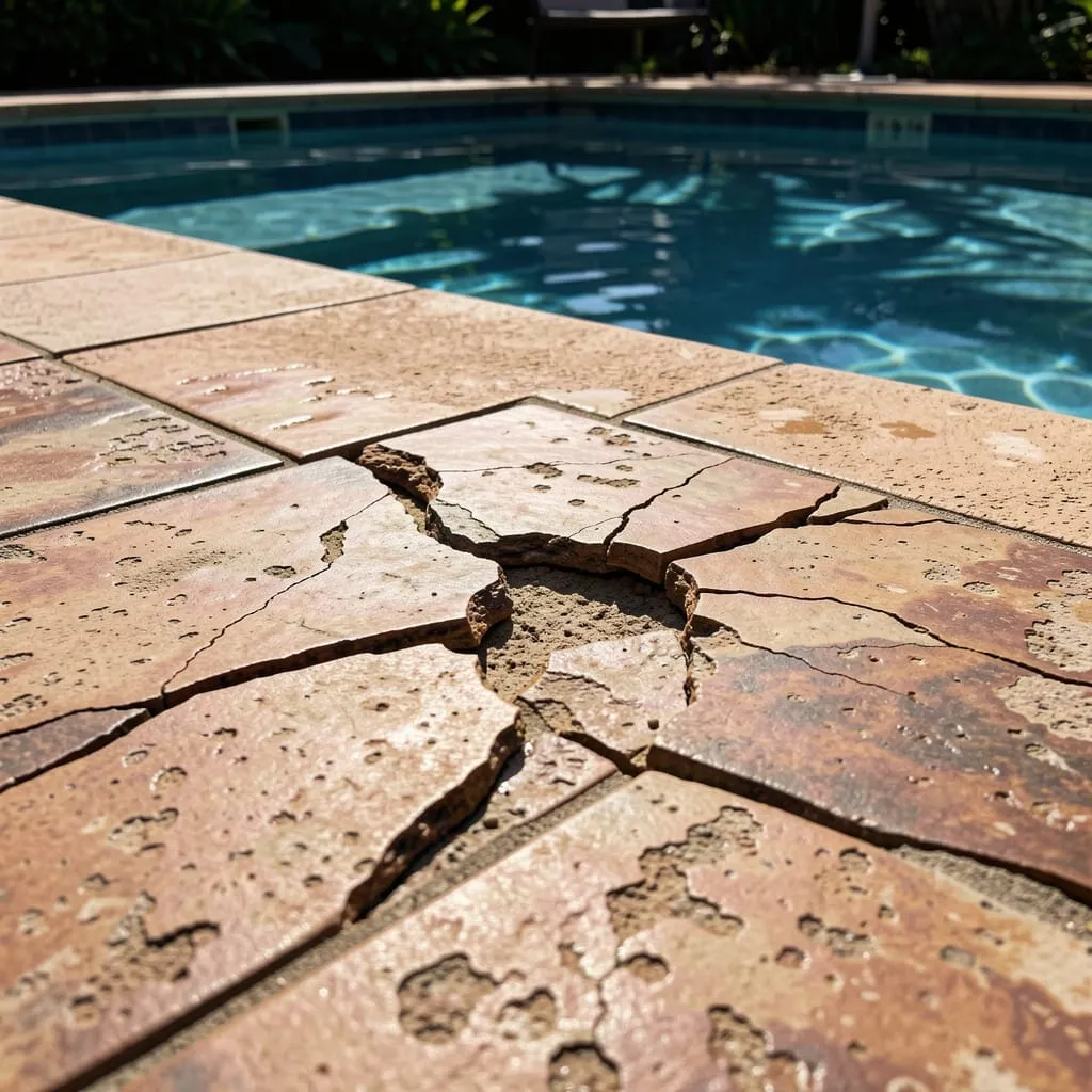 Pool Tile Repair 3 Cracked Pool Tile Repair Spring TX