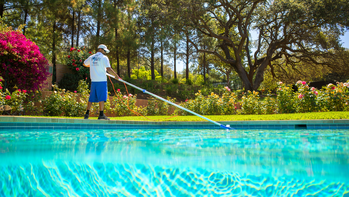weekly pool cleaning spring tx