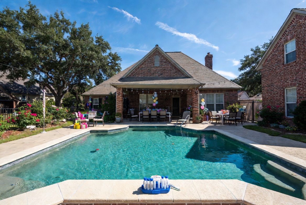One time pool cleaning in Spring, TX