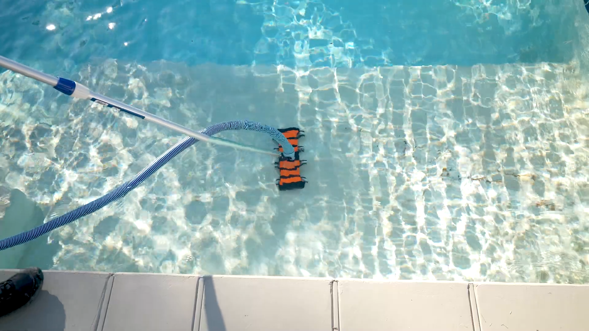 Pool brushing
